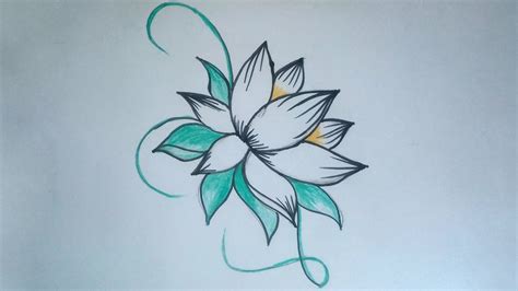 draw beautiful flower drawing simple flower designs