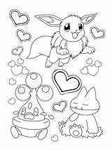 Coloring Pokemon Pages Eevee Pearl Evolution Grass Diamond Quality High Type Printable Cute Umbreon Card Evolutions Colouring Color Getcolorings Espeon sketch template
