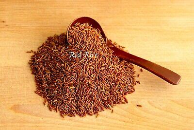 red rice long grain red rice  lbs kg product  thailand  sunlee ebay