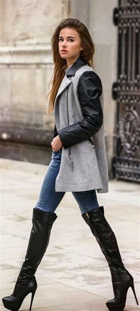 55 ideas of outfit to wear with knee high boots instaloverz