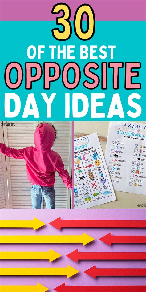 day ideas opposites preschool opposites game opposites