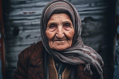 Premium Ai Image Turk Old Woman Turkish City