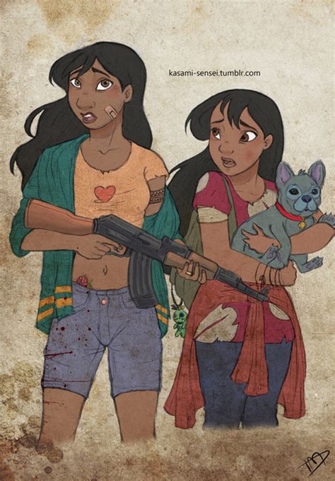 What If Disney Characters Were Living In A Zombie Apocalypse