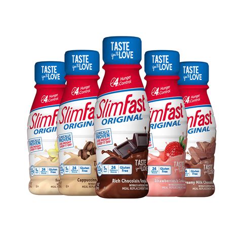 slim fast original weight loss meal replacement rtd shakes