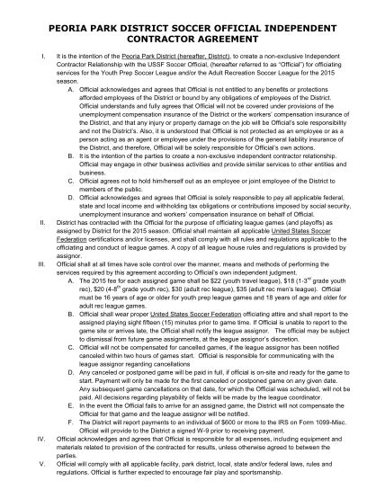 sample independent contractor agreement page    edit  print cocodoc