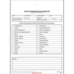view weekly forklift inspection checklist png forklift reviews