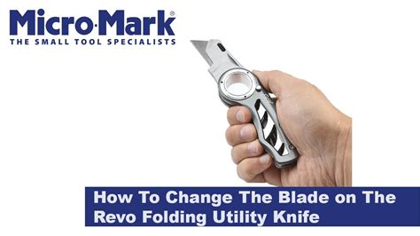 replace  blade   revo folding utility knife youtube
