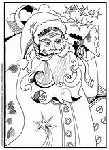 Coloring Pages Santa Christmas Printable Printables Around Color Old Wonder Dimensions Add Book Adults Getdrawings Colouring Winter Kids Bing Choose sketch template
