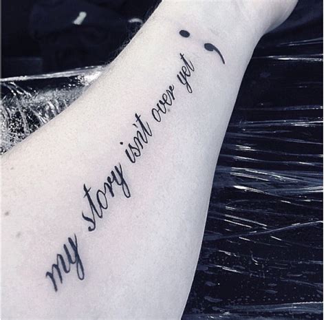 For Real With Images Semicolon Tattoo Tattoos Colon Tattoo