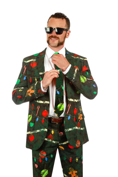 We See Your Ugly Xmas Sweater And Raise You An Ugly Xmas Suit Sharp