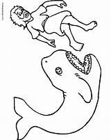 Jonah Coloring Whale Pages Bible Colouring Sheets Printable Beluga Getdrawings Getcolorings Color Kids Colorings sketch template