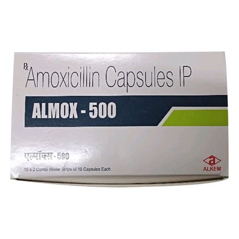 500mg Amoxicillin Capsules Ip At Rs 650 Box Almox Amoxicillin Capsule