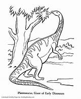 Plateosaurus Dinosaur sketch template