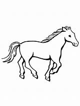 Coloring Herd Horses sketch template