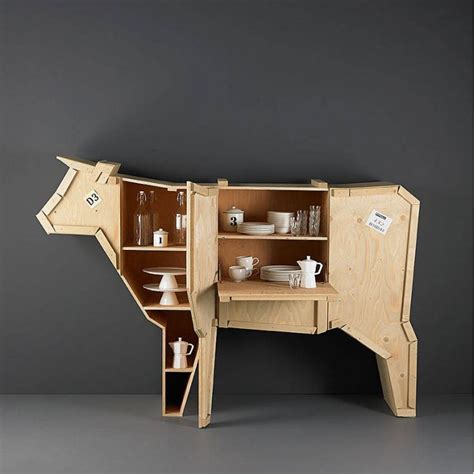 sending animals  cabinet large wood furniture
