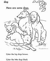 Coloring Dog Pages Animal Sheets Dogs Color Printable Kids Help Worksheets Donkeys Cute Baby Printing Dot Print Library Raisingourkids Popular sketch template