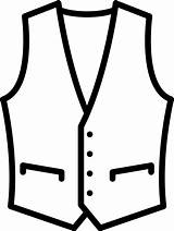 Vest Clipart Waistcoat Svg Icon Transparent Onlinewebfonts Clip Pinclipart sketch template