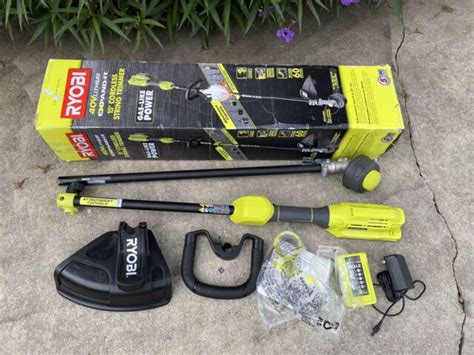 Ryobi Ry40202 40v X Attachment Capable String Trimmer For Sale Online