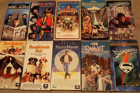 family entertainment vhs movies private collection etsy