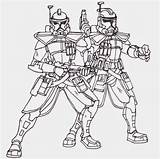 Coloring Clone Wars Pages Star Trooper Popular sketch template
