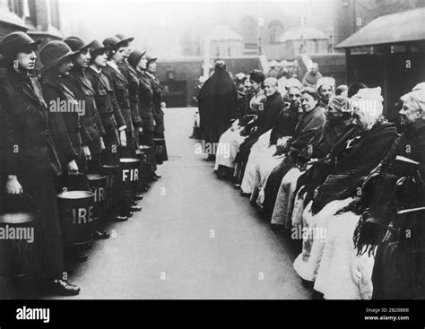 During The First World War British Women Are Being Recruited As Fire
