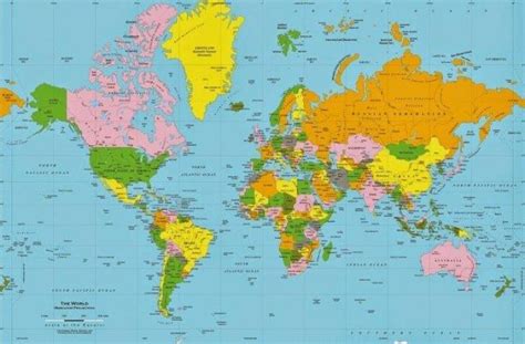 terlalu  kita dibohongi  peta dunia sebenarnya