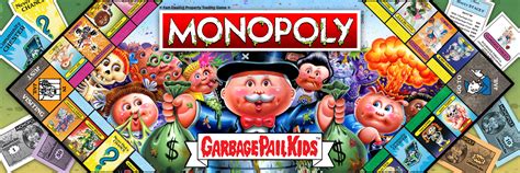 monopoly garbage pail kids  board game today