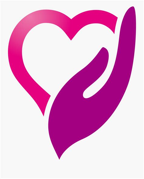 health care home care service logo  caring health heart  hands