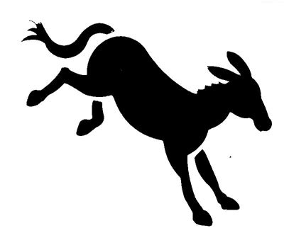 donkey cutout