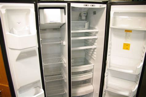 ge stainless steel double door fridge freezer