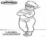 Onward Coloring Lightfoot Laurel Printable Pages Colouring sketch template