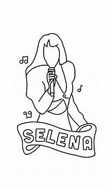 Selena Quintanilla Coloring Pages Template sketch template