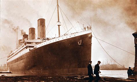 unseen titanic launch photographs exhibited  belfast uk news