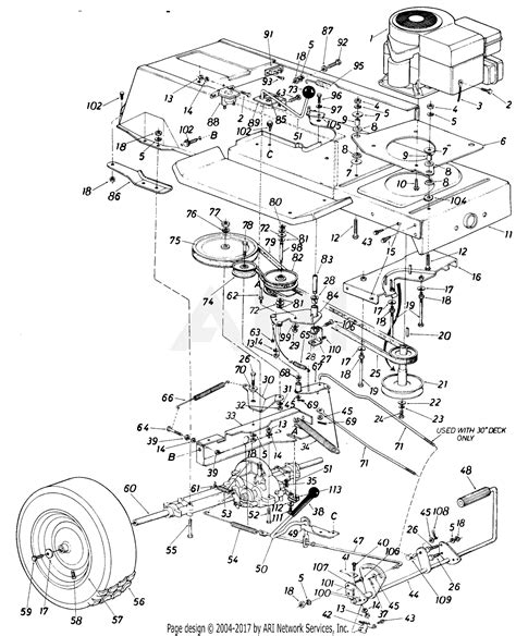 mtd     parts diagram  parts
