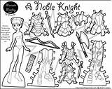 Knight Marisole Paper Monday Noble Printable Dolls Doll Friends Print Coloring Pages Paperthinpersonas Click Pdf Colouring Choose Board Thin Personas sketch template