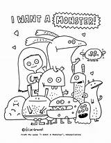 Gravel Elise Monster Menu Main Coloring Pages sketch template