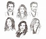 Anatomy Grey Greys Hannah Lady Coloring Cast Pages Deviantart Drawing Meredith Shepherd Sketch Drawings Owen Hunt Derek Torres Callie Template sketch template