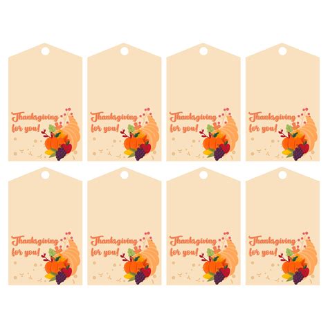 printable thanksgiving gift tags     printablee