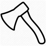 Axe Hatchet Drawing Ax Icon Clipart Transparent Chopping Clipartmag Paintingvalley Drawings Line 512px sketch template