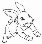 Rabbit Coloring Pages Brer Getcolorings Color Bunny sketch template