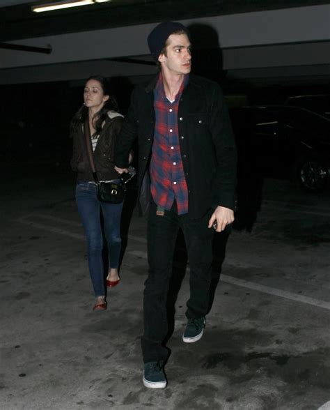 Pictures Of Andrew Garfield And Shannon Woodward Leaving