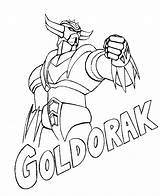 Goldorak Superheroes Goldrake Encequiconcerne Disegno Coloriages Greatestcoloringbook Soucoupe sketch template