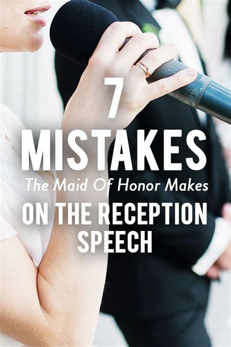 7 mistakes the maid of honor makes on the reception speech maid of honor speech matron of