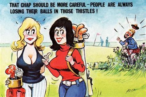Postcards Of The Past Vintage Comic Golf Postcards Golf Humor