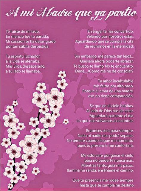 spanish mothers day poems ideas spanish mothers day poems mothers