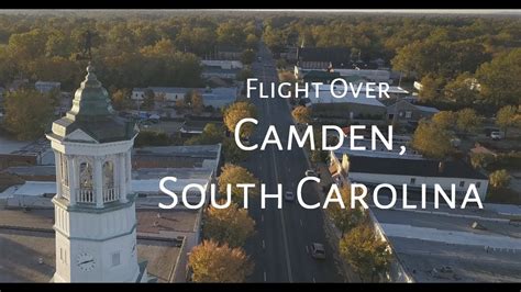 camden south carolina scenic autumn drone flight youtube