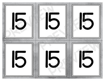 number recognition   stack  deck  flashcard activity
