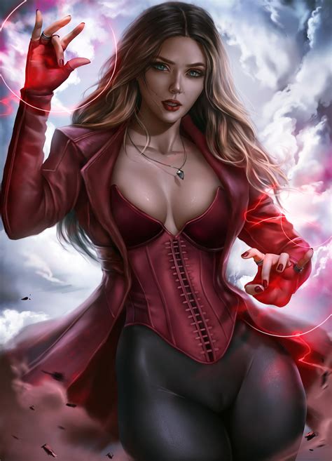 Scarlet Witch Logan Cure Marvel Avengers
