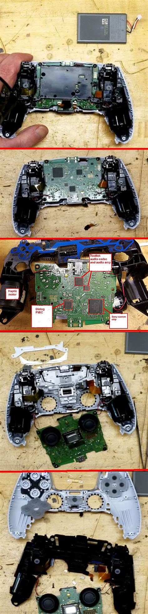 teardown playstation  dualsense controller electrical engineering news  products