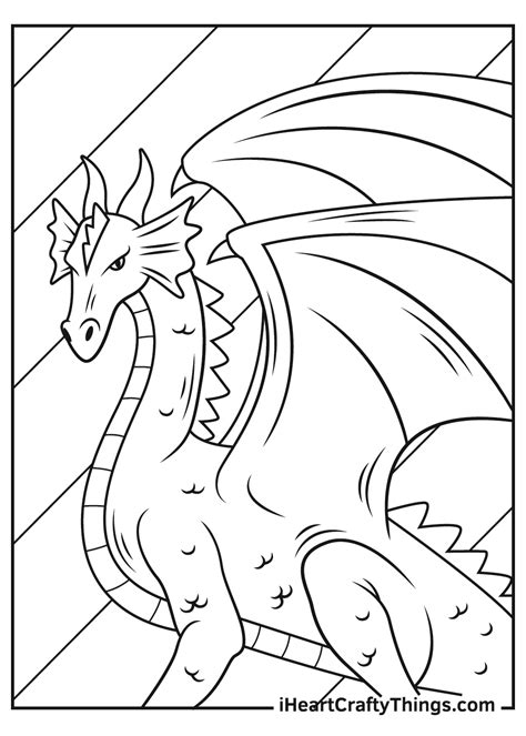 cool dragon coloring pages holisticholoser